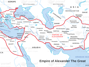 Alexander the Great’s Empire Map image