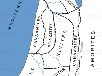 Canaanite Nations Map image