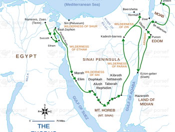 Exodus Route Map image